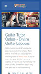Mobile Screenshot of guitartutoronline.com