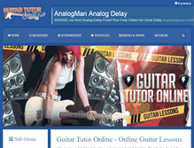 Tablet Screenshot of guitartutoronline.com